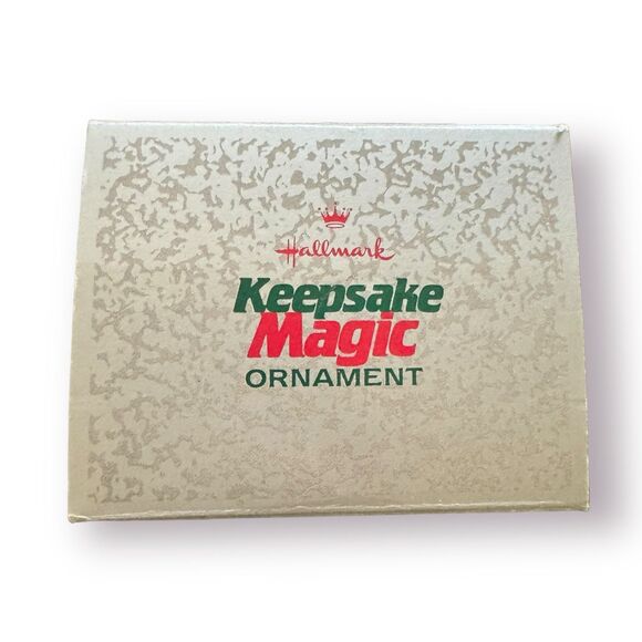 Hallmark Unicorn Fantasy Gazebo magic w/pigtail cord 1989 Christmas Ornament - Picture 4 of 8